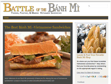 Tablet Screenshot of battleofthebanhmi.com